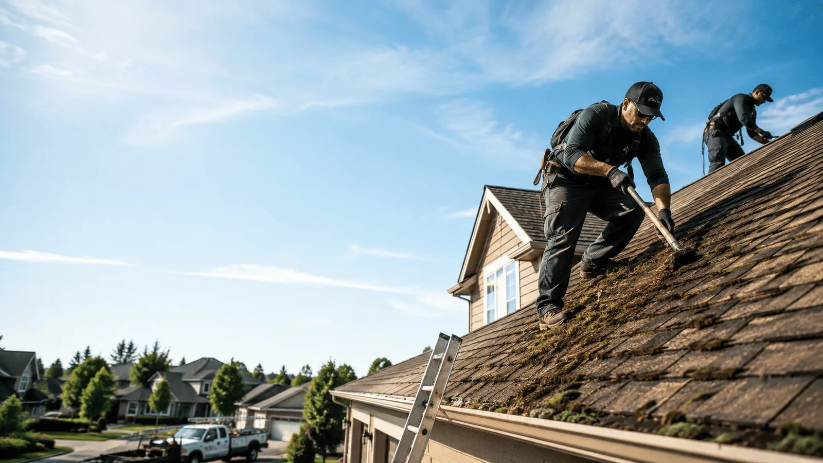 Roof Moss Removal in Fall Branch, TN near me